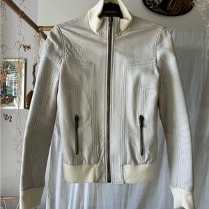 Dolce & Gabbana Leather bomber jacket